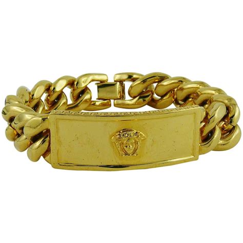 vintage versace gold|versace gold jewelry for men.